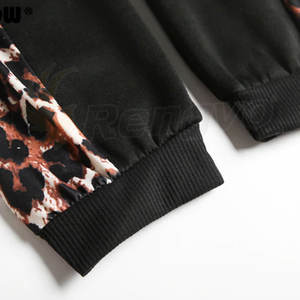 Conjunto Deportivo para Mujer, Talla Grande, Ligero, Transpirable, con Estampado Otoñal, Cierre con Cordón, con Logotipo Personalizado - Product Image 4