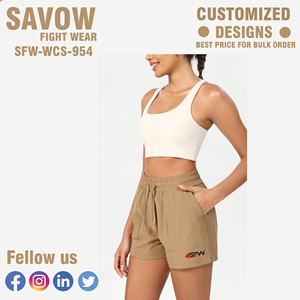 OEM Custom Logo Cotton Fleece Gym Sport Loose Running Jogger Sweat Blank French Terry <b>Shorts</b> for <b>Women</b> - Product Image 4