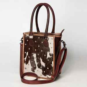 Bolso de cuero de vaca genuino de alta calidad, bolso cruzado bohemio decorado con piel Occidental para la temporada de otoño, precio al por mayor personalizado - Product Image 1