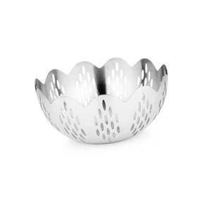 Cuenco de metal brillante para chocolate con acabado antiguo, ideal para exhibir caramelos y chocolates en la decoración del comedor - Product Image 6