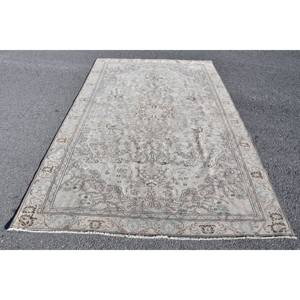 พรมขนแกะตุรกี9,7ft 6ชิ้นวินเทจผ้าทอสีเบจสีน้ำตาลและสีเบจสำหรับตกแต่งห้องนั่งเล่นพื้นหลัง - Product Image 1