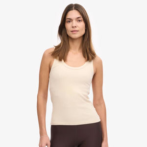 Summer Fashionable Seamless Wholesale Bulk Top Femme Top Sexy Knit Custom <b>Crop</b> Ribbed Tank Top Women - Product Image 1