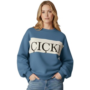 2026 Women Oversized Mockneck Fleece Sweatshirt Winter Pullover Loose Fit Casual <b>Top</b> Customizable Anti-Wrinkle Front - Product Image 1