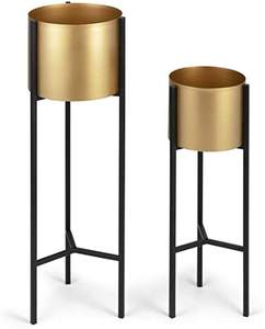 Soporte de maceta moderno al por mayor macetas redondas flores soporte de planta de metal para interior exterior maceta hogar decorativo - Product Image 6