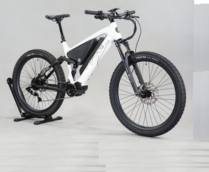 MEILLEUR PRIX Vélo de montagne électrique Mullet EX1 EMTB H.O. Cadre en acier carbone à suspension intégrale 27 vitesses - Product Image 1