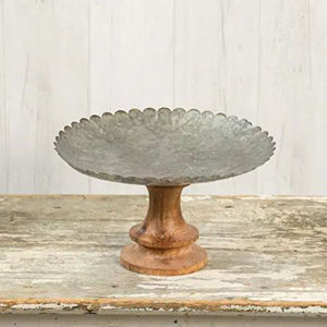 ชั้นวางของโลหะชุบสังกะสี 3 ชั้น สไตล์ฟาร์มเฮาส์ สำหรับวางเค้ก คัพเค้ก ของหวาน และตกแต่งบ้านและห้องครัว - Product Image 3