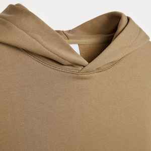 Sudadera con capucha Unisex Premium de algodón pesado estilo holgado 300 + GSM invierno otoño abrigo de hombre con capucha - Product Image 4