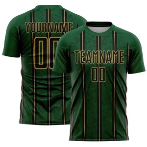 ชุดเสื้อฟุตบอลสีพื้นผ้าโพลีเอสเตอร์100% ผ้าตาข่ายพิมพ์ซับลิเมชันออกแบบได้ตามต้องการ - Product Image 6