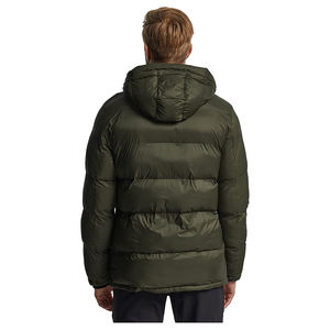 เสื้อแจ็คเก็ตผ้าแคนวาสบุใยสังเคราะห์สำหรับผู้ชาย รุ่น Winters Warm พร้อมฮู้ดและโลโก้ด้านหน้า สไตล์ไฮสตรีท - Product Image 5