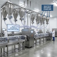 Système de pesage et de dosage automatique personnalisé pour ligne d'alimentation industrielle de petits matériaux