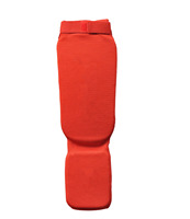 Protège-tibias EVA pour Muay Thai, protection des jambes 100% polyester, élasticité réglable, respirant, pour MMA, boxe, sparring