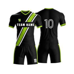 Uniforme de Fútbol Personalizado de Fábrica, 100% Poliéster, Ligero, de Secado Rápido, Último Diseño - Product Image 1
