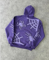 Nuevo Diseño, Sudadera con Capucha para Hombre, Invierno, con Cierre, Bordado 3D, 100% Algodón Felpa, Color Personalizado, MOQ Bajo, Servicio OEM, Venta al Por Mayor
