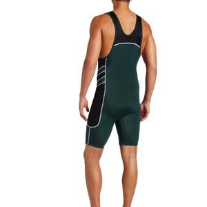 Venta superior de los hombres de malla sexy sublimación camiseta de lucha libre demanda personalizada de alta calidad con función de estiramiento al por mayor a bajo precio - Product Image 4