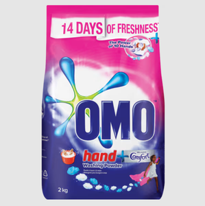 Detergente en Polvo para Lavar a Mano OMO con Frescura Confortable 2 kg |   Detergente en Polvo |   Detergente para Ropa - Product Image 3