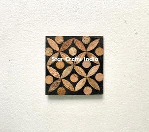 Meilleure qualité sous-verres tapis en résine de bois tampons ronds maison hôtel naturel rond résine époxy acacia accessoires de cuisine - Product Image 3