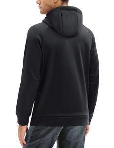 Sudadera con capucha de hombre de peso pesado de poliéster 100% al por mayor logotipo personalizado patrón liso teñido precio razonable para la temporada de invierno - Product Image 6