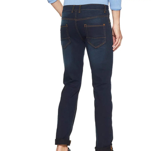 OEM 2023 pantalones vaqueros hombres ajuste relajado Denim nuevo estilo transpirable hombres pantalones vaqueros al por mayor tarifa de pantalones vaqueros hechos a medida - Product Image 2