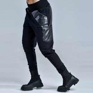 Pantalons larges à jambes larges en PU pour femmes, sur mesure, anti-rides, coupe ample, prix de gros, dernier design 2026, couleur unie - Product Image 4