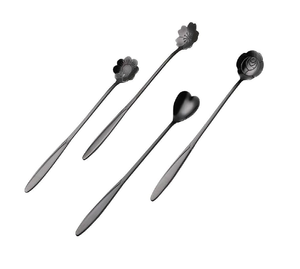 Cuillère à café à dessert en acier miroir 6 pièces Cuillère de table de qualité alimentaire Cuillère à dessert Café Cuillère à salade Meilleur prix - Product Image 3