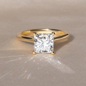 Bague de fiançailles en or avec diamant taille marquise, prix d'usine, fournisseur et fabricant en gros, cadeau de bijoux - Product Image 5
