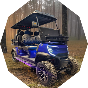 รถกอล์ฟไฟฟ้าแบบยกแบตเตอรี่ลิเธียม48V อัจฉริยะ4ที่นั่ง - Product Image 5