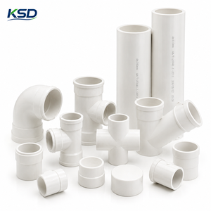 Tubería de Drenaje de UPVC, Material de Construcción de Plástico Rígido Gris y Blanco de 50mm, 75mm y 110mm, Aprobado por ISO CE, para Plomería Doméstica - Product Image 4