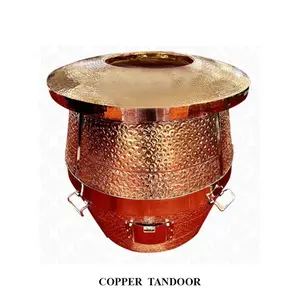 Exportación tandoor de cobre de alta calidad de la India suministros de jardín horno de pizza cocina al aire libre encendedor eléctrico parrilla