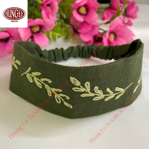 Fabricante personalizar moda mujer accesorios para el cabello banda para la cabeza personalizada mujer tela lazo nudo diadema para niñas - Product Image 2