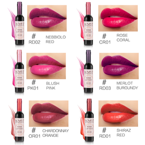 Set di 6 Lucidalabbra <span class=keywords><strong>Rosso</strong></span> Vino ALIVER Private Label, Rossetto Liquido a Lunga Durata con 6 Tonalità Vibranti - Product Image 2