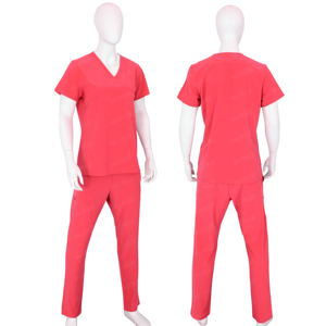 Uniformes Médicos de Manga Corta Blaze Fight Wear Premium para Personal Médico, Diseño para Hospitales y Centros de Salud, Poliéster/Algodón - Product Image 3