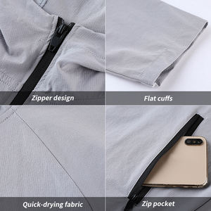 Moda Streetwear Zip Pocket Bomber Jacket Men logo Personalizar Windbreaker Men Jacket Abrigo de alta calidad para hombres - Product Image 6