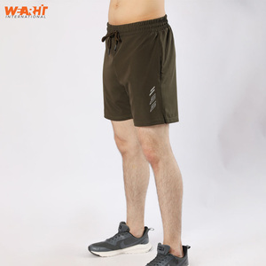 Pantalones cortos de baño solubles para hombres, bañadores elásticos, pantalones de playa para surfear, servicio OEM al por mayor - Product Image 1