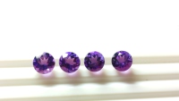 Quartz Améthyste Naturel du Brésil Super Fin 14mm, Pierre Précieuse en Vrac AAA, Coupe Ronde Violette, Grande Pierre pour Bijoux