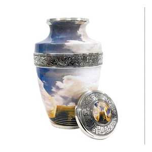 Urnes artisanales pour animaux de compagnie Fournitures funéraires Urne en aluminium en gros Fabricant et exportateur de crémation avec une qualité supérieure - Product Image 2