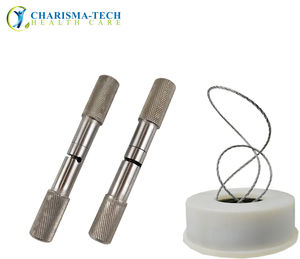Instruments de décorneur à fil métallique avec manche en acier inoxydable pour veaux, modèle Sutter OB - Product Image 1