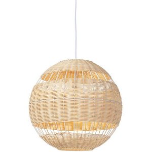 Hot selling rattan hanging <b>ball</b> shape lamp shades lighting rope decorative customize hanging pendant lamp handmade chandelier - Product Image 1