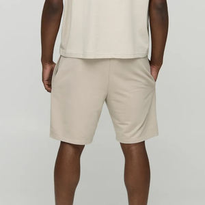 กางเกงขาสั้นระบายอากาศสำหรับผู้ชายกางเกงขาสั้นผ้าฝ้ายเนื้อนุ่มใส่สบายพิมพ์ลาย3D พัฟโลโก้ตามสั่งใหม่ - Product Image 5