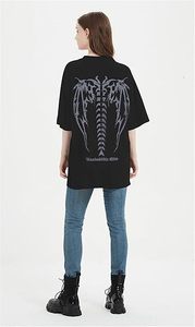 Camiseta Vintage para Hombre con Efecto Desgastado y Lavado Ácido, Camisetas con Gráficos Personalizados, Camisetas Cortas de Punto Oversize con Impresión Serigráfica - Product Image 5