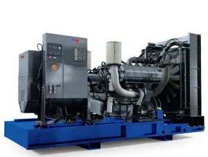 European Original MTU Continuous Power 1000KW Open Natrual Gas Generator 8V4000 GS Engine With CHP System