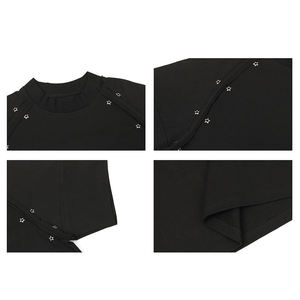 OEM personalizado Vintage ropa de gran tamaño de los hombres 180 gramos de punto camiseta sublimada patrón Casual sólido Vintage camiseta de gran tamaño - Product Image 6