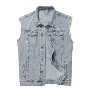 เสื้อกั๊กกางเกงยีนส์สำหรับผู้ชาย, เสื้อกั๊กใส่กางเกงยีนส์สำหรับใส่100% สามารถปรับแต่งได้สไตล์ลำลองสำหรับฤดูหนาว - Product Image 5