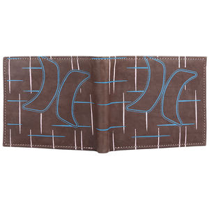 กระเป๋าสตางค์หนังแท้สำหรับผู้ชาย พร้อมช่องใส่บัตร กันน้ำ ปิดแบบเปิด ซับในผ้าฝ้าย แฟชั่นลายการ์ตูน - Product Image 1