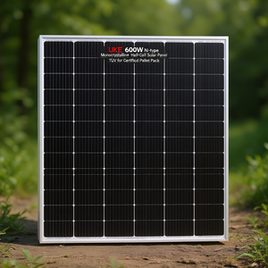 Panneau solaire monocristallin demi-cellule UKE Solar 600W de type N, certifié TUV, emballé sur palette - Product Image 3