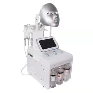 Portátil 8 en 1 <span class=keywords><strong>Hidro</strong></span> Dermoabrasión Agua Oxígeno Hydro Vacío Chorro de agua Peel Máquina de hidratación facial con máscara - Product Image 1