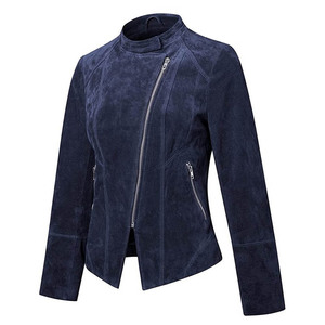 New Womens Brown <b>Suede</b> Panel Bomber <b>Jacket</b> High Quality Leather <b>Suede</b> Biker <b>Jacket</b> Perfect for All Season <b>Suede</b> Bomber <b>Jacket</b> - Product Image 3