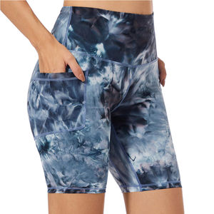 Short de sport d'entraînement pour femme Pantalon de yoga de gymnastique à taille haute Short de yoga extensible pour levage des fesses Short de yoga pour femme - Product Image 1