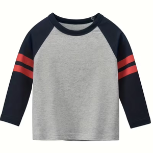 Nouveauté Automne 2026 : T-shirts Garçon, Vêtements Enfant Automne, Polo Enfant Motif Paisley, Col Rond, Manches Courtes, Séchage Rapide, Coton Décontracté - Product Image 2