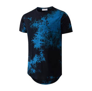 Chemise tricotée hip hop 100% coton avec logo imprimé chemises T-shirts à col rond de haute qualité - Product Image 1