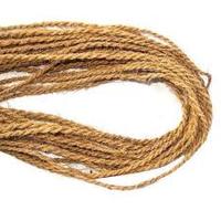 Corde torsadée en fibre de coco écologique et durable, anti-bactérienne, en fibres de déchets agricoles polyvalentes, prête à l'emploi, 10%-15% de matières organiques